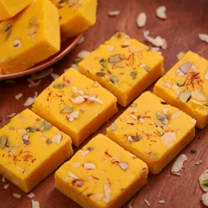 kesar Milk Burfi